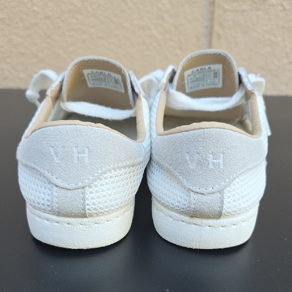 Vintage Havana Carla White Mesh Gold Star Sneakers Size 8 - Picture 6 of 10
